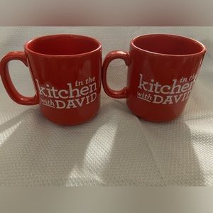 In the Kitchen with David Set of 2 16 oz. Mugs